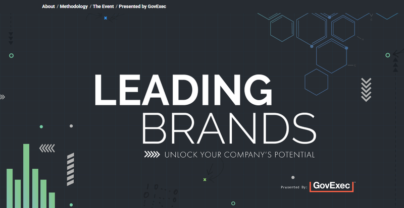 GovExec Leading Brands in Government 2021 study page